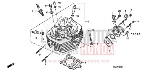 CULASSE CG125ES4 de 2004